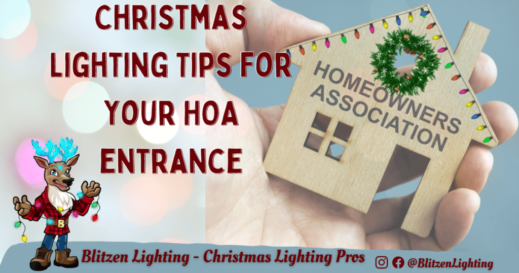 Christmas lights for HOA