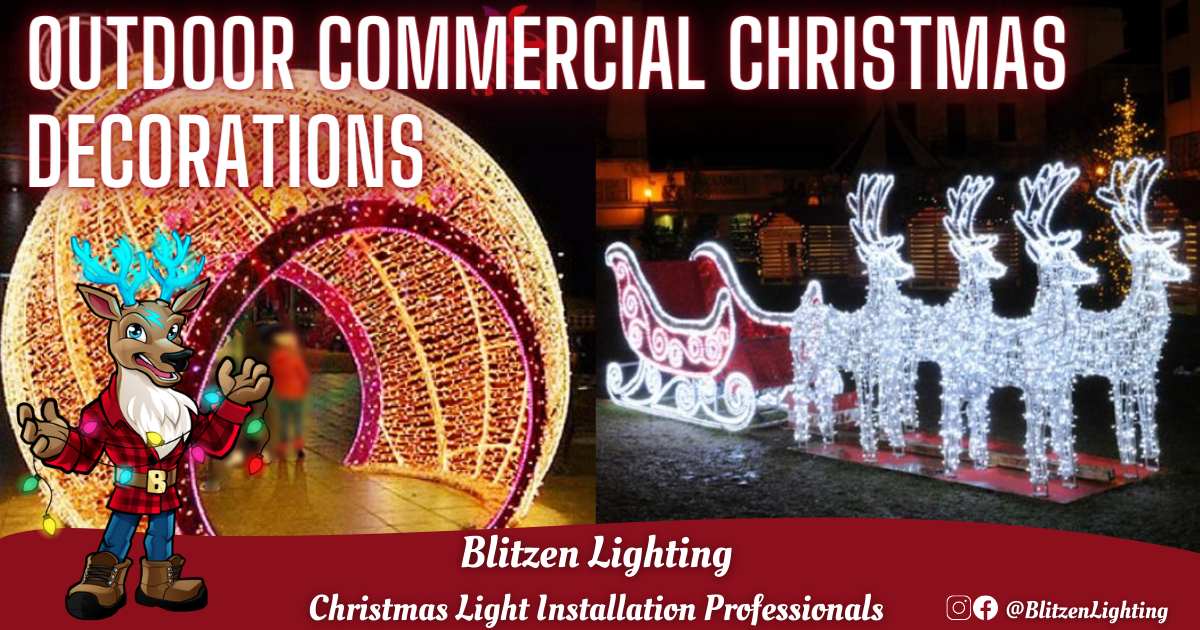 Magical Outdoor Commercial Christmas Decorations