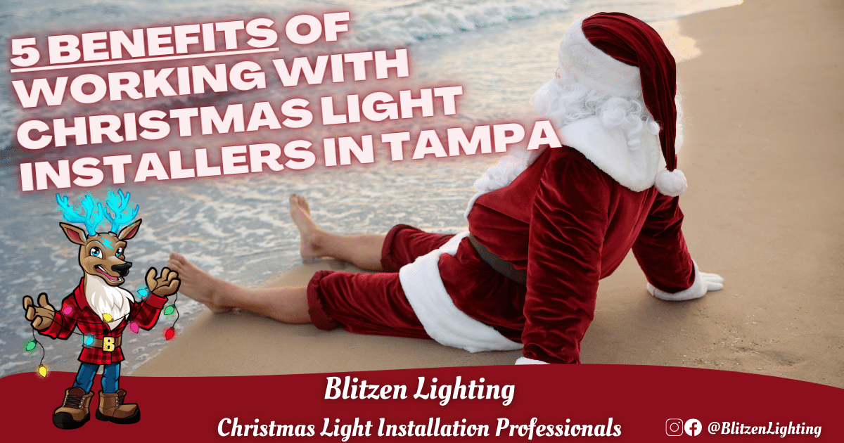 5 Benefits of Working with Tampa Christmas Light Installers